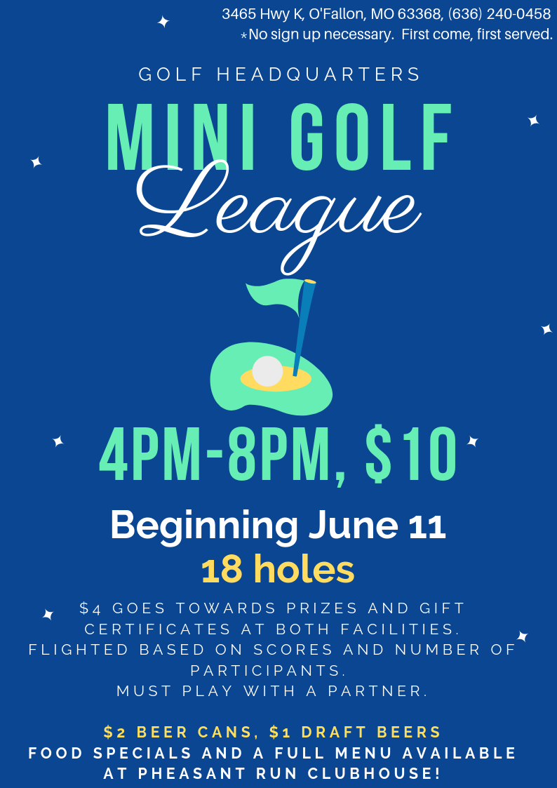 Leagues Pheasant Run Golf Course